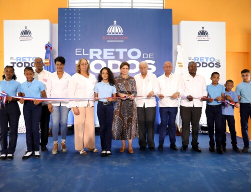 Raquel Peña entrega nuevo CAIPI en Guerra y escuela básica en Villa Altagracia