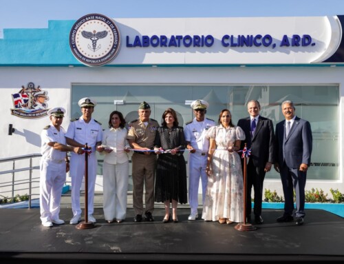 Raquel Peña inaugura Laboratorio Clínico de la Armada con servicios las 24 horas